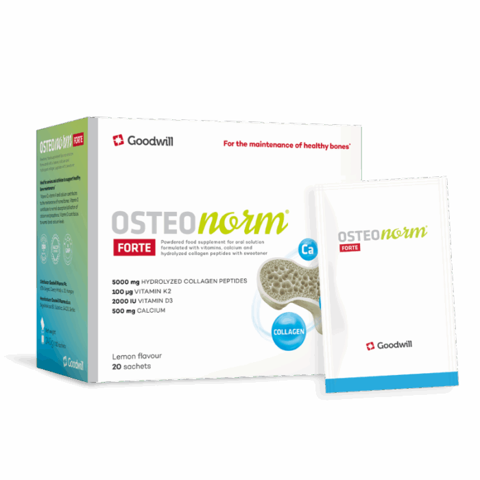 Osteonorm Forte - Food supplement powder for solution 20x - collagen for bones