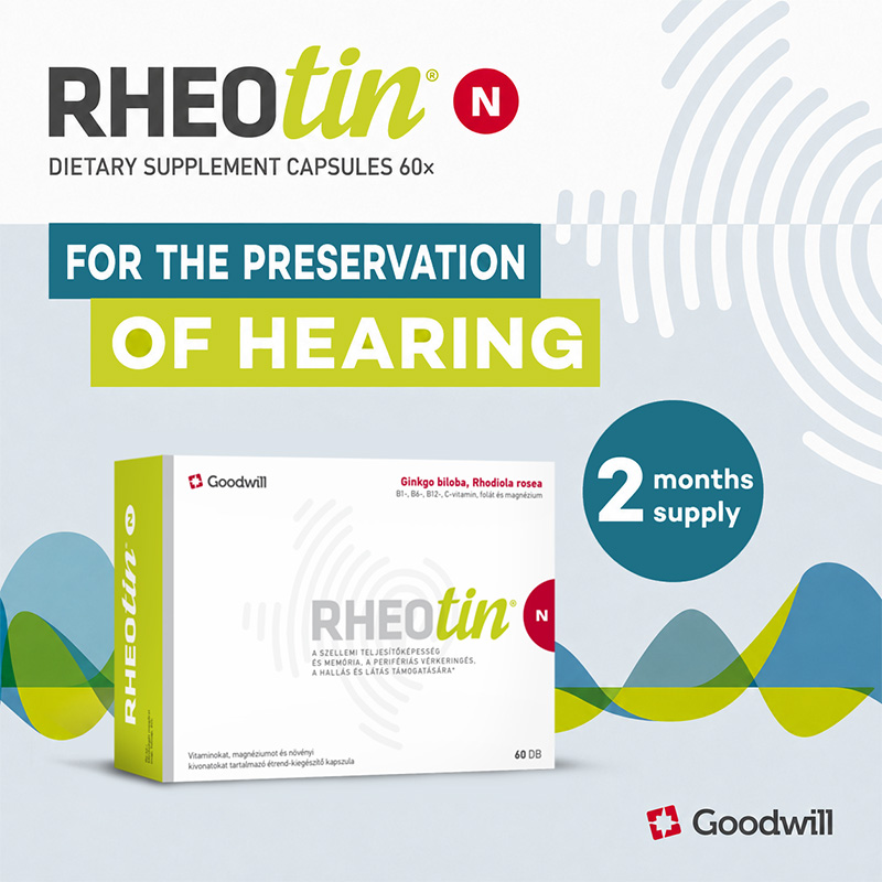 Rheotin N – dietary supplement for the maintenance of hearing